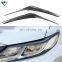 Head Light Trim Cover 2pcs Fashion Front Headlamps Fender Eyebrow Eyelids Cover Trim Decoration for Camry 2018+