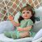 In stock 22 inches cute girl reborn doll full body soft vinyl simulation baby doll one piece