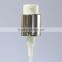 Plastic PP 24mm long nozzle Aluminum cream lotion pump , new fashion moisturizing lotion body care, cosmetic dispenser pump