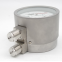 Double tube double needle differential pressure gauge 100mm pressure gauge