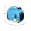 Portable digital frequency converter for gasoline generator