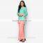 Hotsale elegant abaya elegant baju kurung islamic maxi dress simple muslim long dress winter abaya BJ047