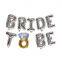 16Inch Rose Gold Bride to Be Letter Balloon Miss to Mrs Diamond Ring for Wedding Party Decoration Aluminum Foil Balloon