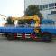 Low Price Dongfeng 6 tons truck with crane in Peru