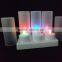 12pcs/set color-changing tealight in clear holders