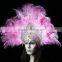 Comely and Beauty Feather Headdress Indian Ostrich Feather Headdress