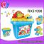 Plastic kitchen set building blocks toys for kids with light and music