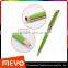 Custom Logo Printing Green Design 32GB USB Flash Device And Green Pen Set