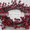 Wholesale Decorative Artificial Natural red berries Fall wreath