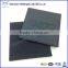 Excellent Black Square Real Leather Coaster