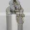 1oz Mini Type and Metal Body Material stainless steel hip flask with keychian and laser logo