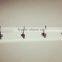 2016 Wooden Decorative Floating Shelf With Metal Hooks