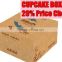 Paper Cardboard Birthday Cake Box, Luxury UV Offset Printing Packaging Carton Supplier