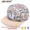 Blank Floral Fresh Floral 5 Panel Hat