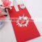 Airlaid dinner napkin with a bag for cutlery