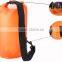 Wholesale factory price bright color clear pvc dry bag for surfing