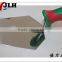 Bricklaying trowel with rubber hand