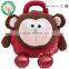 OEM factory custom plush cute kids backpack school bag