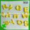 moulded hook and loop alphabets and numbers