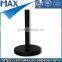 retractable belt barrieriron powder coated black crowd control equipment queue rope barrier