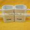 YF28027 Twin Mugs With Heart Shape Handle