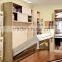 modern fashion folding murphy wall bed with bookshelf and office table