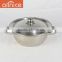 Africa Style 6pcs stainless steel casserole set / potjie pot wit S/S handle and cover