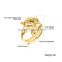 2015 Beautiful Fashion Gold Plated Jewelry Ring Size Adjuster