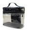 Korea style black cosmetic bag PVC, make up bag PVC