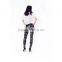 2015 Wholesale Custom Made Sublimation Printed glitter leggings