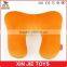 custom 2015 hot sale U shape plush travel neck pillow