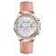 Top Sell 3 Hands White Dial Leather Band Watches For Women