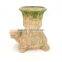 Terracotta tortoise shaped decorative flower pot