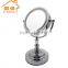 High quality two sides magnidying table makeup mirror with LED light