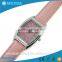 New times japan movt pink leather strap beautiful ladies watch