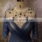 2016 China Dress Manufacturer blue bridesmaids dresses Short Sleeve