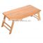 2015 new hot bamboo samll folding laptop table on bed