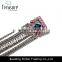 2016 Fashion new design pink rhinestone luxury alloy bracelet for elegant women wholesale