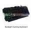 Fashion VP-X9 Rainbow Backlight Ergonomic Illuminated Usb Wired Gaming Keyboard