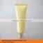 Empty plastic squeeze bottle cream tube