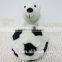 Kids soft white and dark stuffed plush football toys for boys