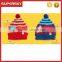V-114 Multi-colors pom pom knitting fall and winter baby hat /crochet beanie hat/baby beret