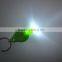 high quality Plastic 40000mcd White light LED flash light keychain factory