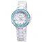 2015 china Manufacturer latest Diamond Watches Fashion Lady's Ceramic Watch