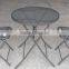 galvanized steel chair, stainless steel chair, steel table and chair