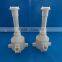 accept customize high quality white plastic injection parts