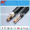 pvc insulated flexible earthing copper cable 2 core +earth wire pvc insulated cable 450/750v building wire