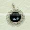 925 sterling silver wholesale Jewelry Black Onyx Hot Fashion Designer Pendant Jewelry Made In India