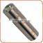 Titanium alloy Q5 mini flashlight 16340 rechargeable battery Waterproof Led Spot Lights