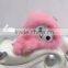 Lovely mink fur monkey keychain